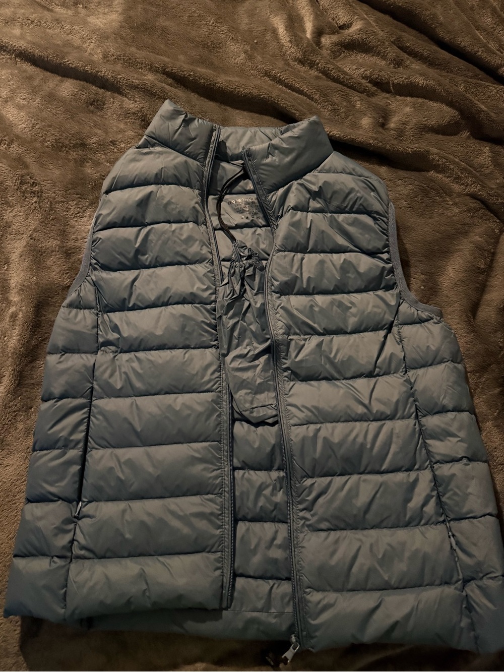 TKEQ Down Lightweight Quilted Women's Vest - Slate Blue